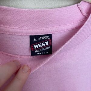 Fruit of the Loom Pink Sweatshirt